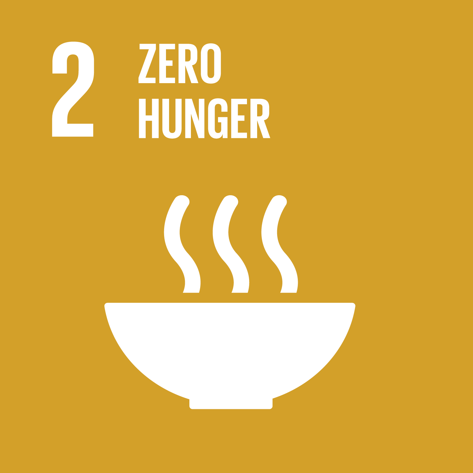 UN SDG 2 icon — Zero Hunger