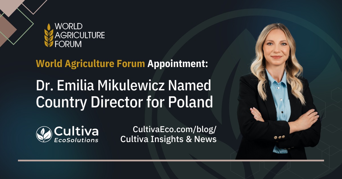 Featured image for article: Dr. Emilia Mikulewicz Appointed Country Director for Poland at the World Agriculture Forum
